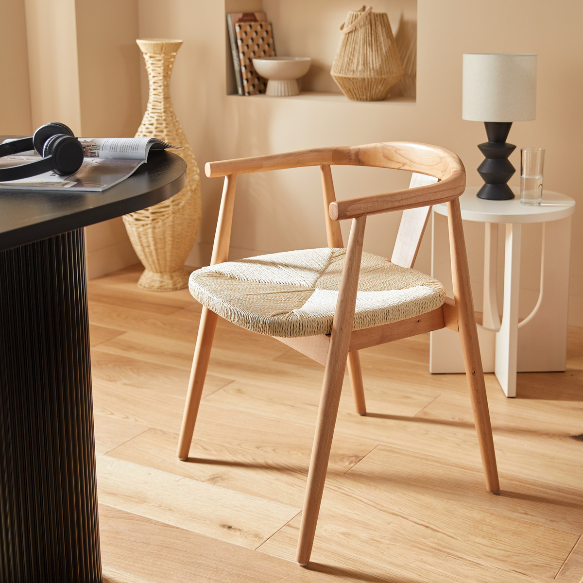 Dining chair "Yamato" Beech, Beige, 1 seat