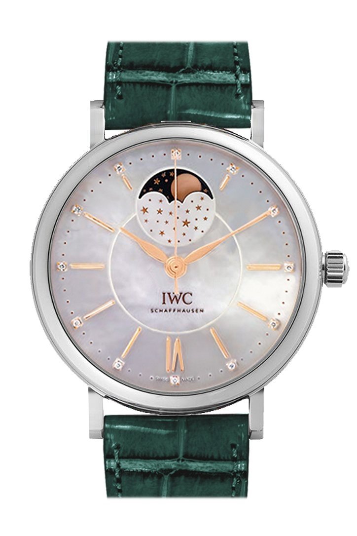 IWC Portofino 37mm White Mother Of Pearl Dial Automatic Ladies Watch IW459007(1:1 replica) - Top club