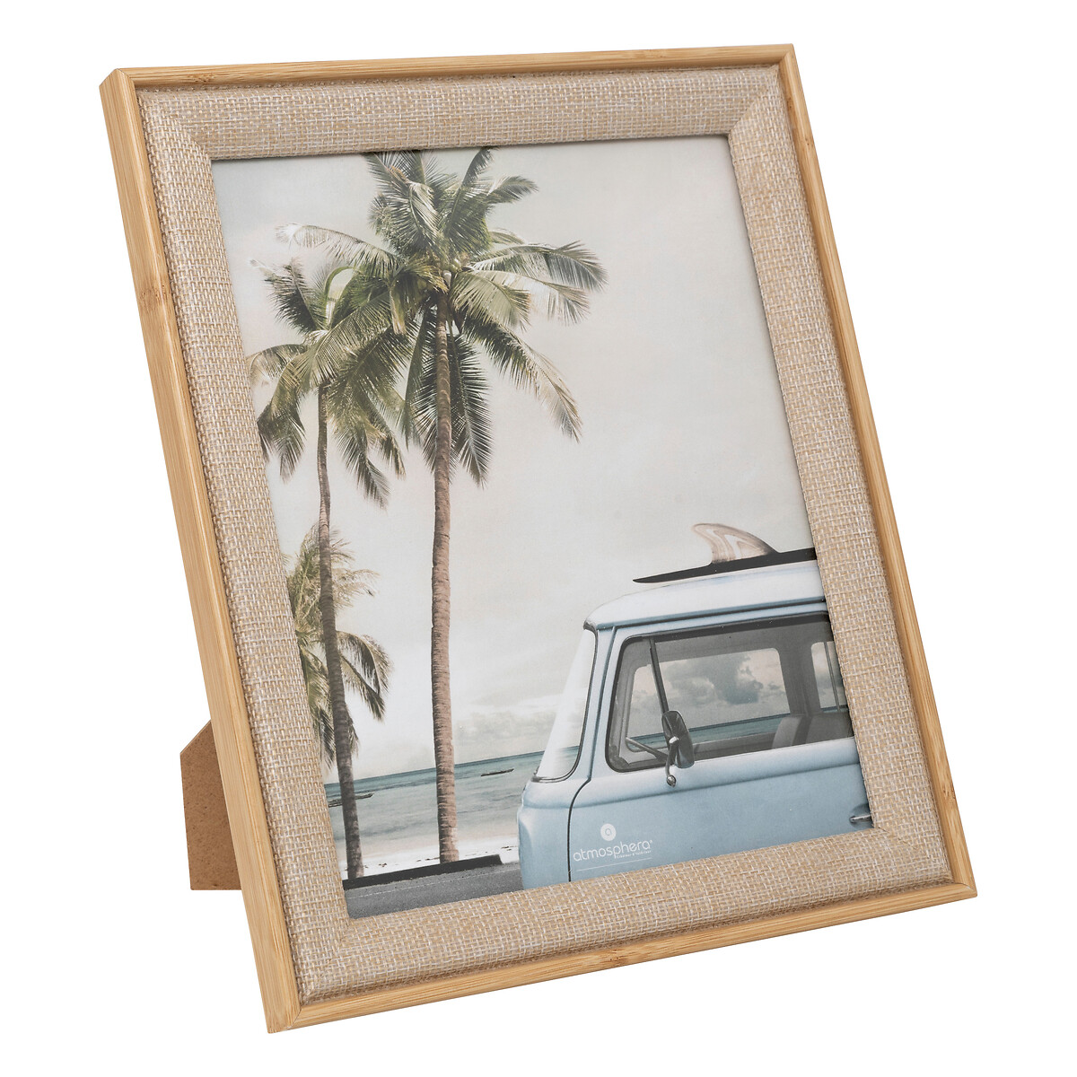 Photo frame "Zera" Beige fabric, 20x25 cm