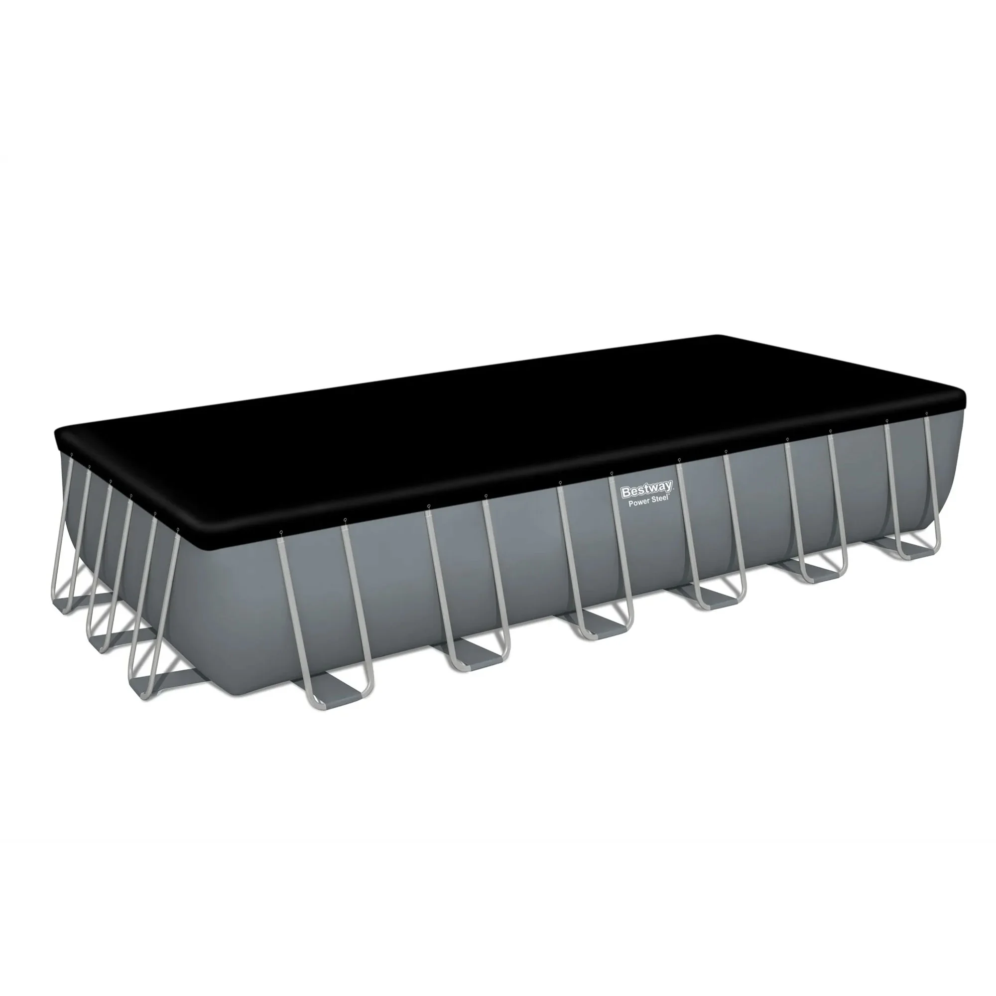Bestway 24' x 12' x 52" Rectangular Frame Above Ground Swimming Pool Set - Image 10