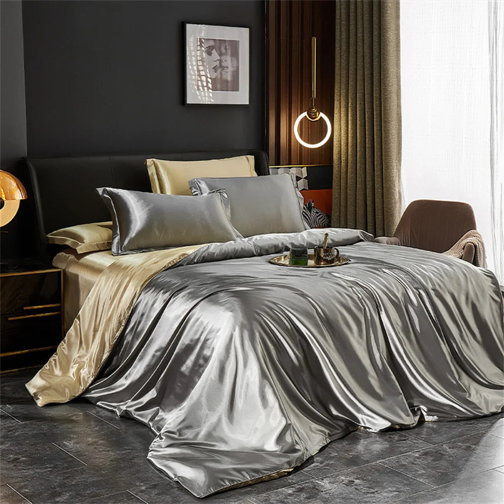 SilkElegance | Luxe Satijnen Beddengoed