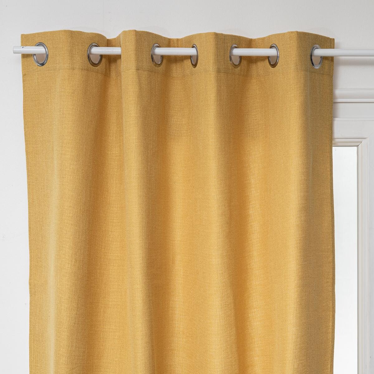 Curtain "Clem" Mustard yellow, 140x260 cm