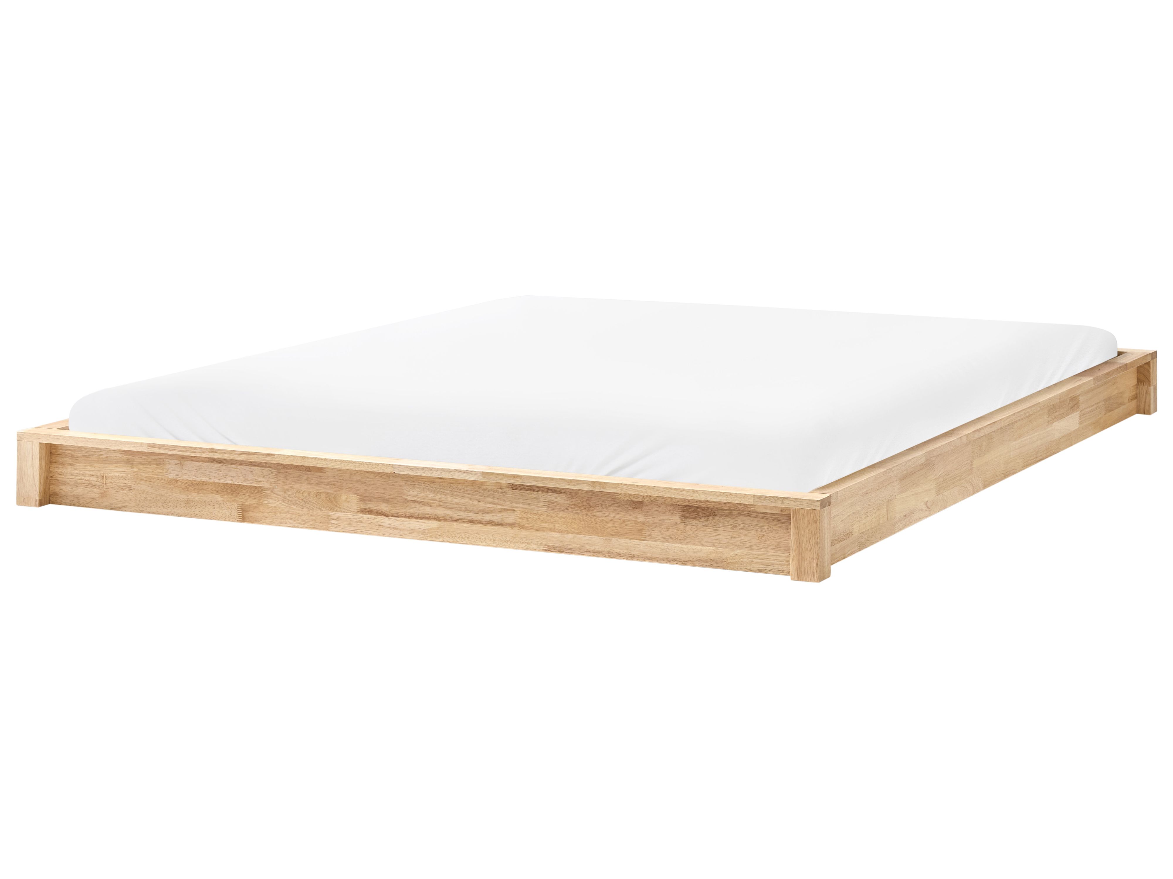 Bed without Headboard Wood ANTRAS 180 x 200 cm (EU Super King) Light Brown