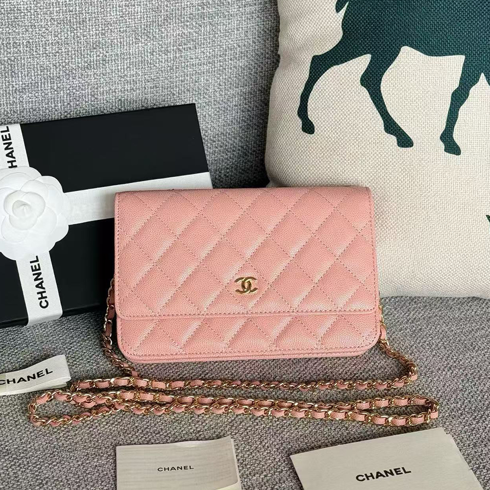 Chanel  WOC Quilted Caviar1:1High-quality replica