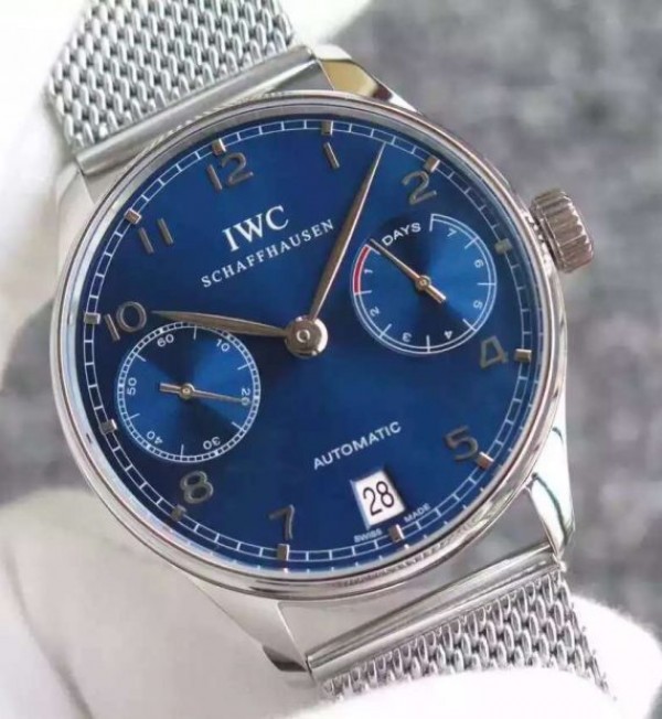 Replica IWC YL Portuguese IW5001 Blue Dial - Top club