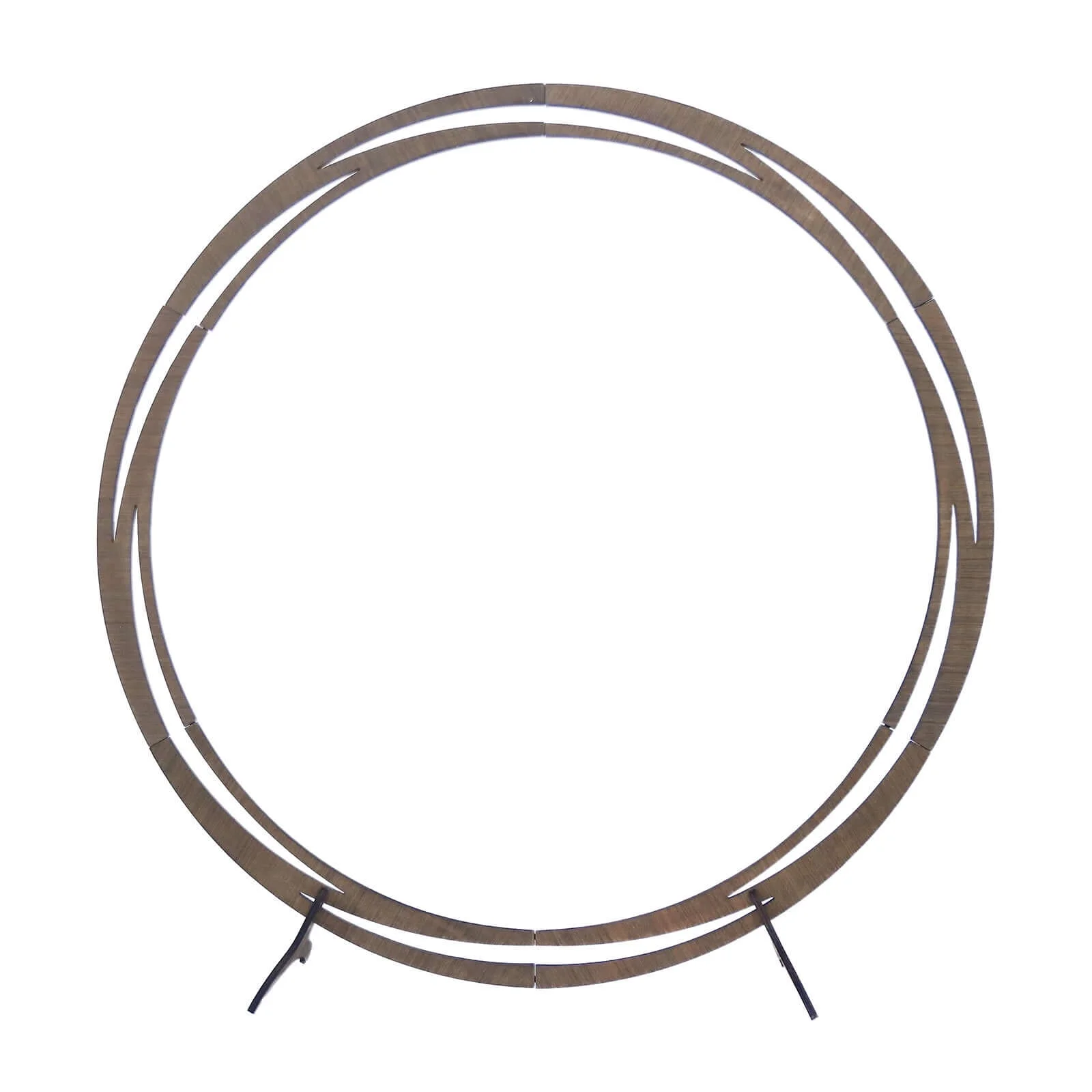 Efavormart 7FT Rustic Square Wedding Arch Wooden Backdrop Stand, Wedding Ceremony Arch - Brown - Image 48