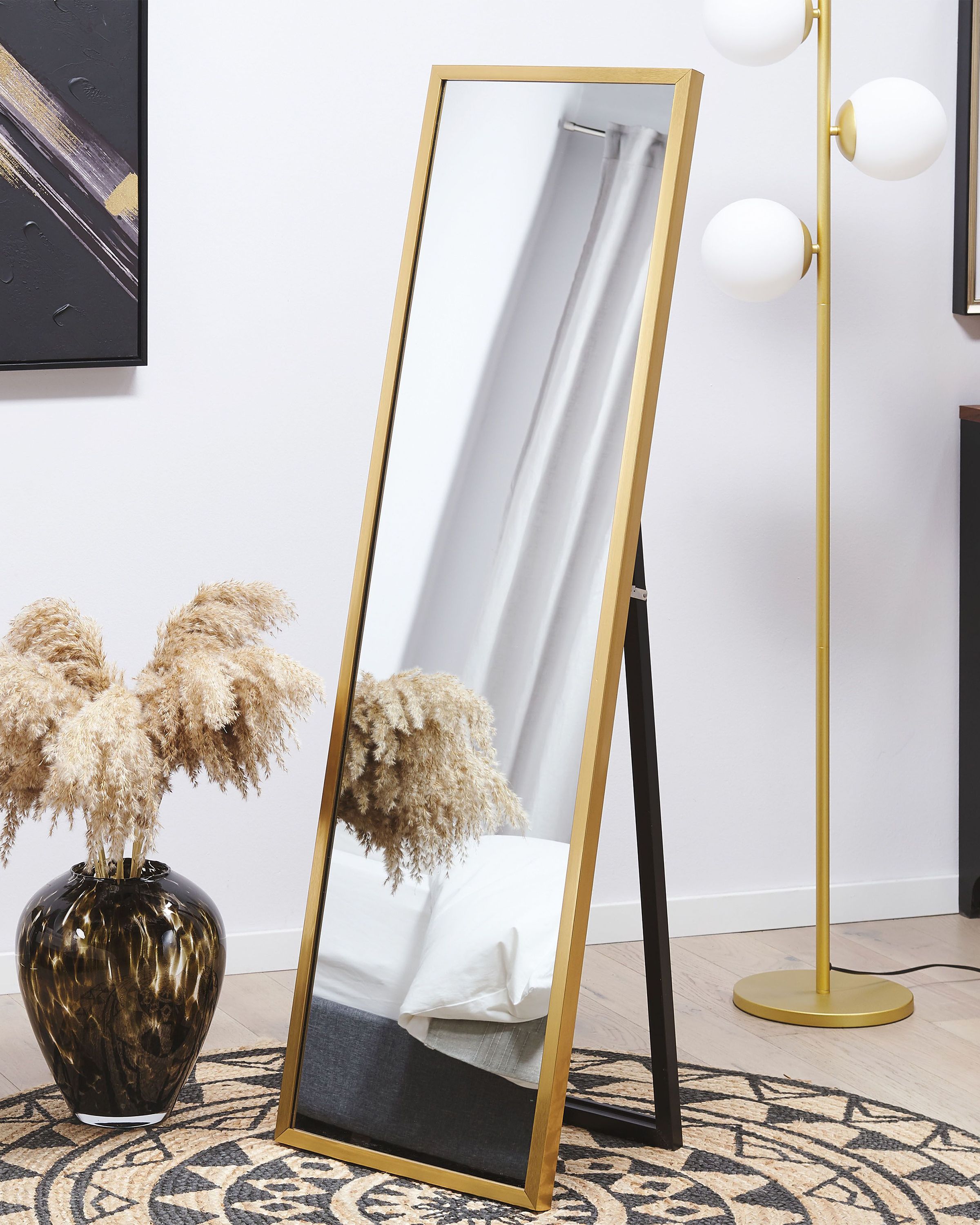 Standing Mirror TORCY 140 cm Gold