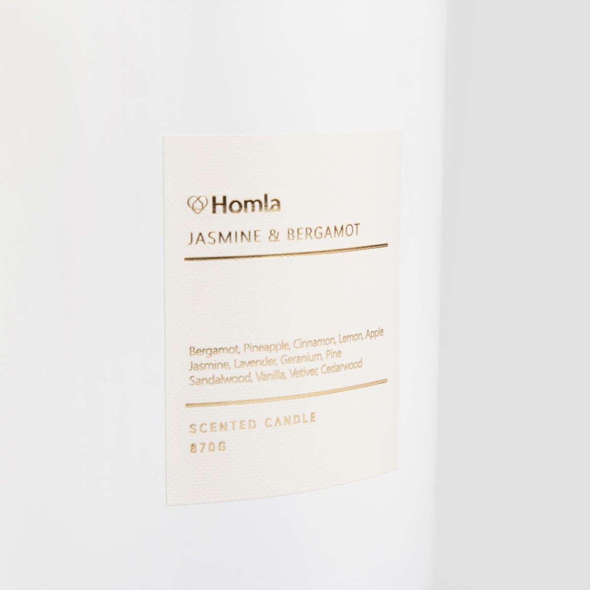 Świeca zapachowa VELUMA Jasmine&Bergamot 870 g