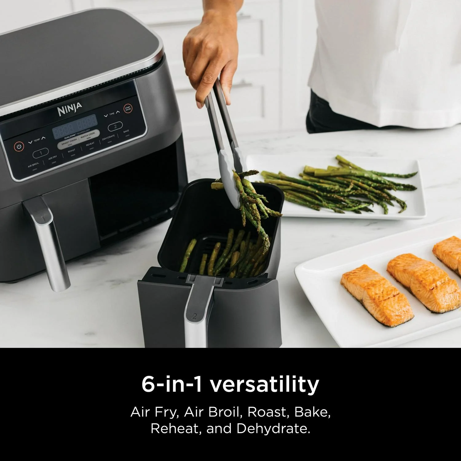 Ninja Foodi 6-in-1 8-quart 2-basket Air Fryer with DualZone Technology - Image 3