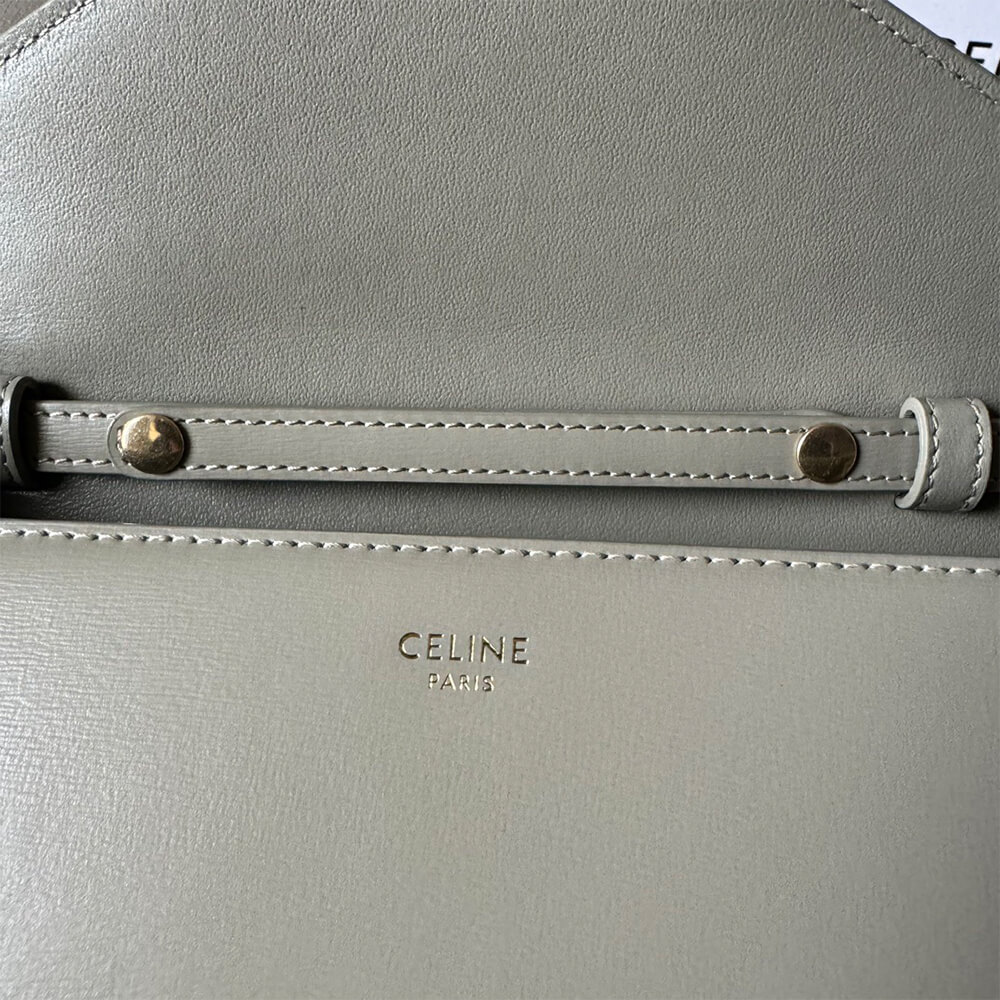 Celine Wallet On Chain Margo Bag In Shiny Calfskin1:1High-quality replica