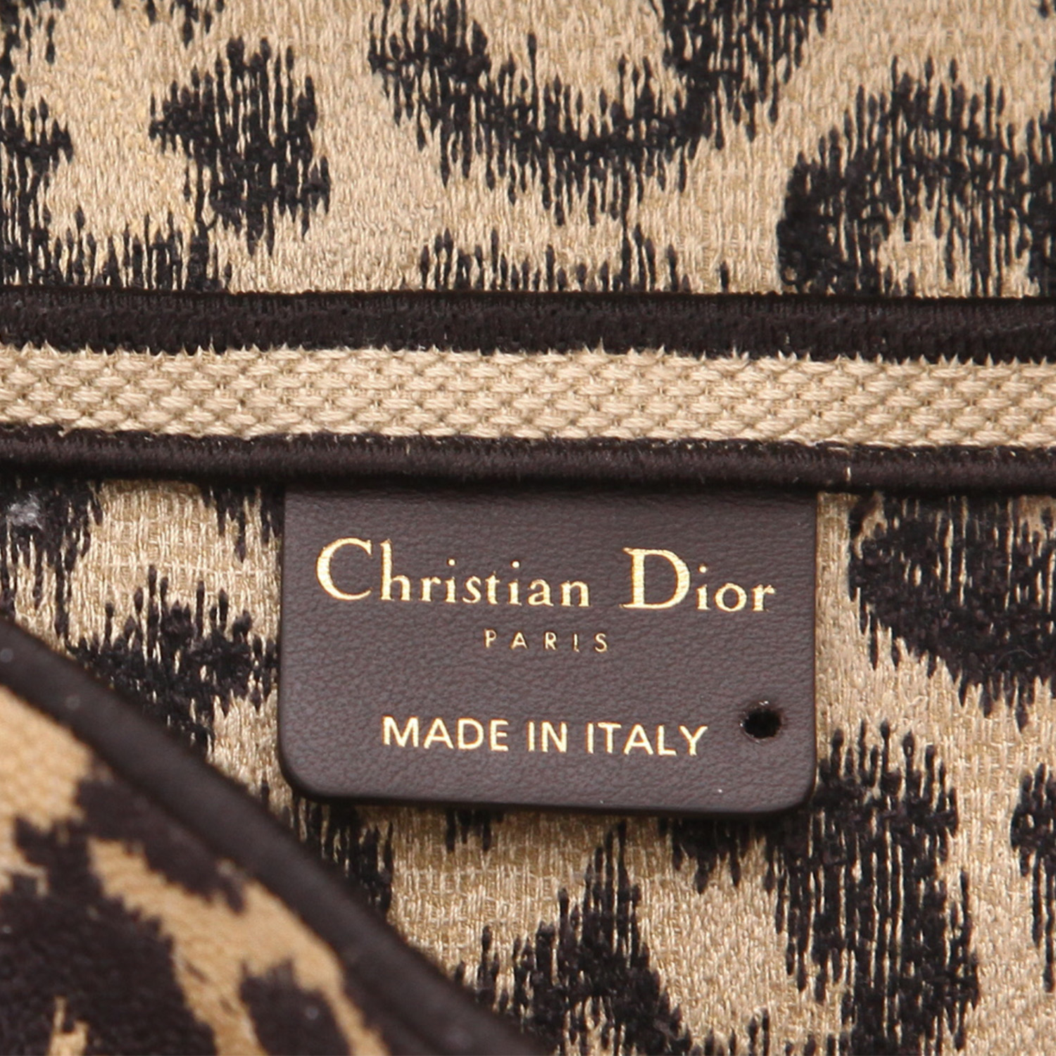 Dior Saddle handbag in beige and black canvas1:1High-quality replica