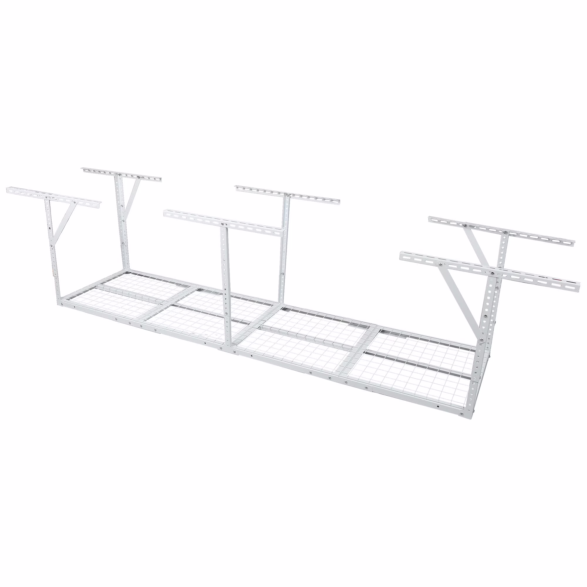 2x8FT Overhead Garage Storage Rack,Adjustable Storage Organization System,Heavy Duty Metal Garage Ceiling Storage Racks,450lbs Weight Capacity - Image 4