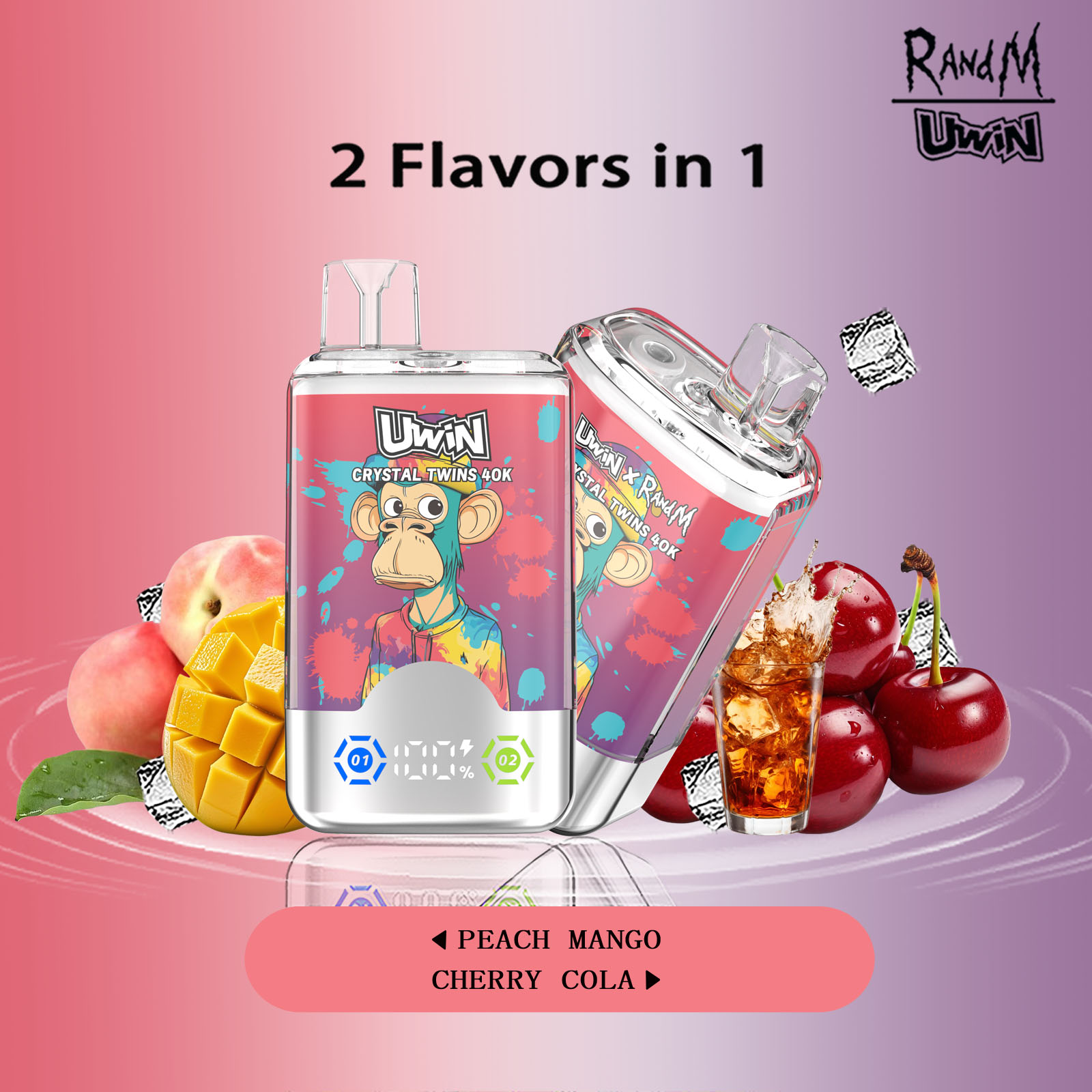 Uwin Crystal Twins 40K Disposable Vape