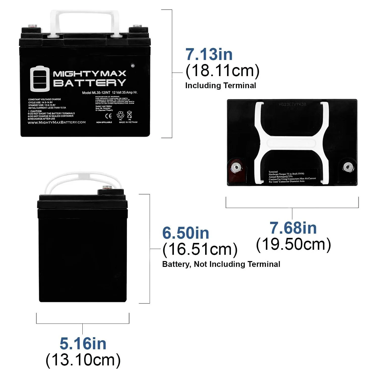 12V 35AH INT Battery Replaces Mobility Butler Wheelchair - 2 Pack