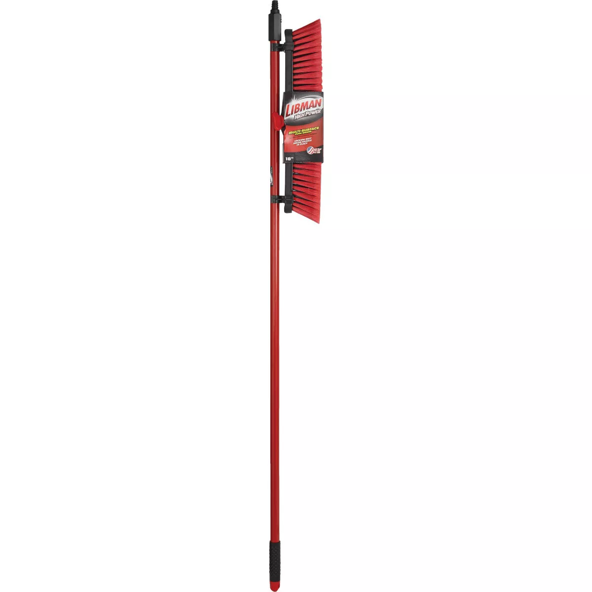 Libman 18 In. W. x 64 In. L. Steel Handle Multi-Surface Medium Sweep Push Broom