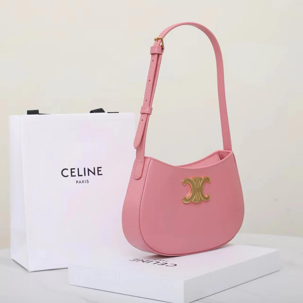 CELINE MEDIUM TILLY BAG in shiny calfskin1:1High-quality replica