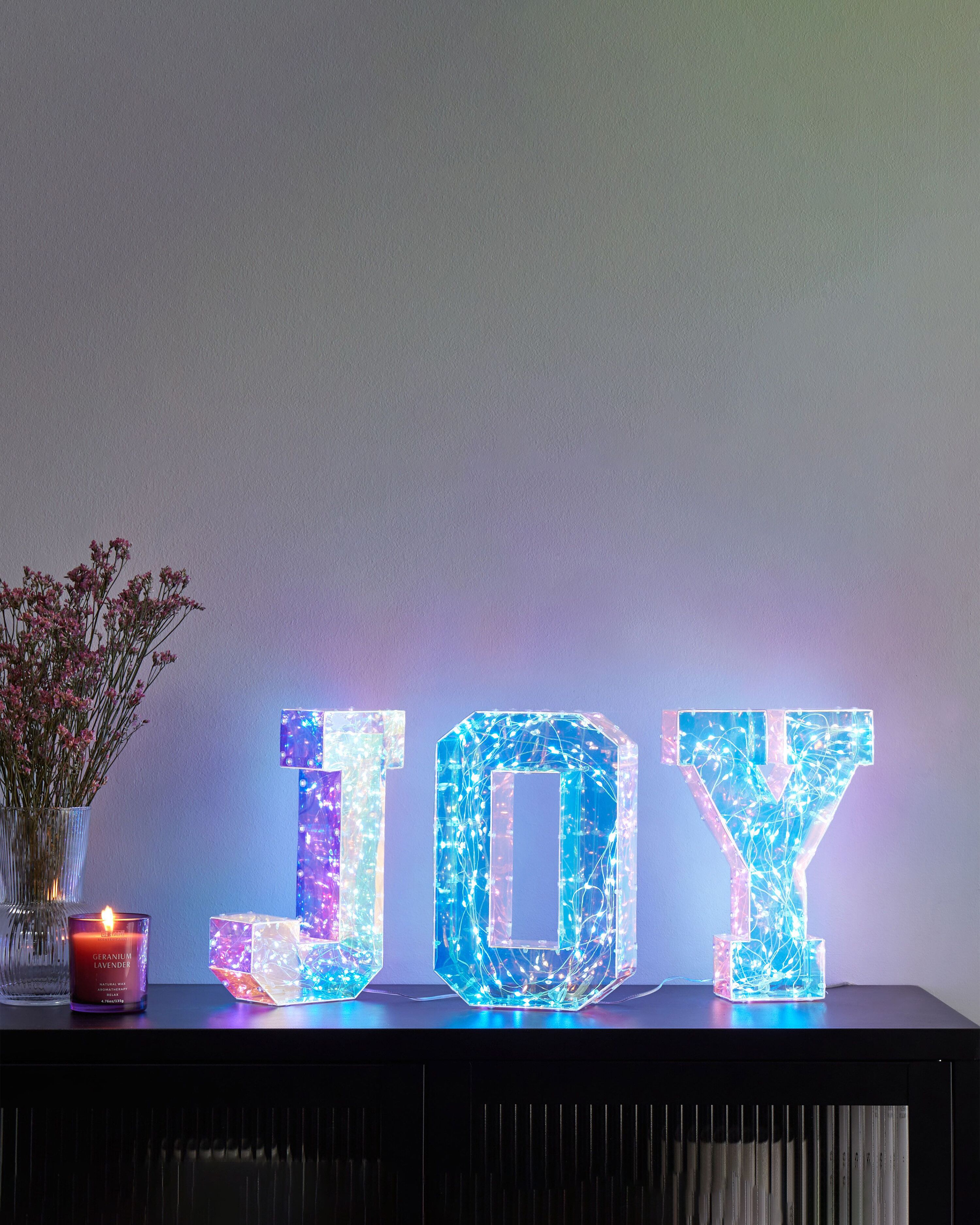 LED Decoration Text CASTOR Multicolour