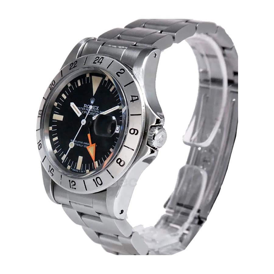 Rolex Explorer II 1655 (Antique) Black Dial WARO025 Oyster Replica - Elite Watch Atelier