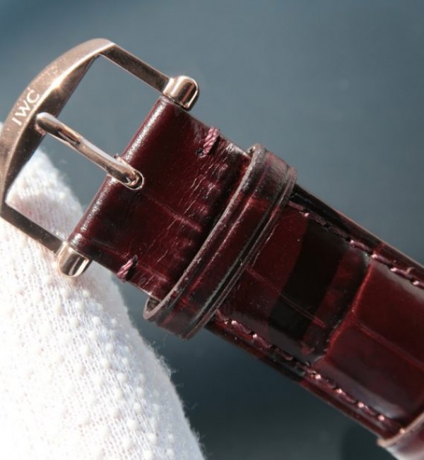 Replica IWC MK Portofino RG IW356504 Automatic White Dial Leather Strap - Top club