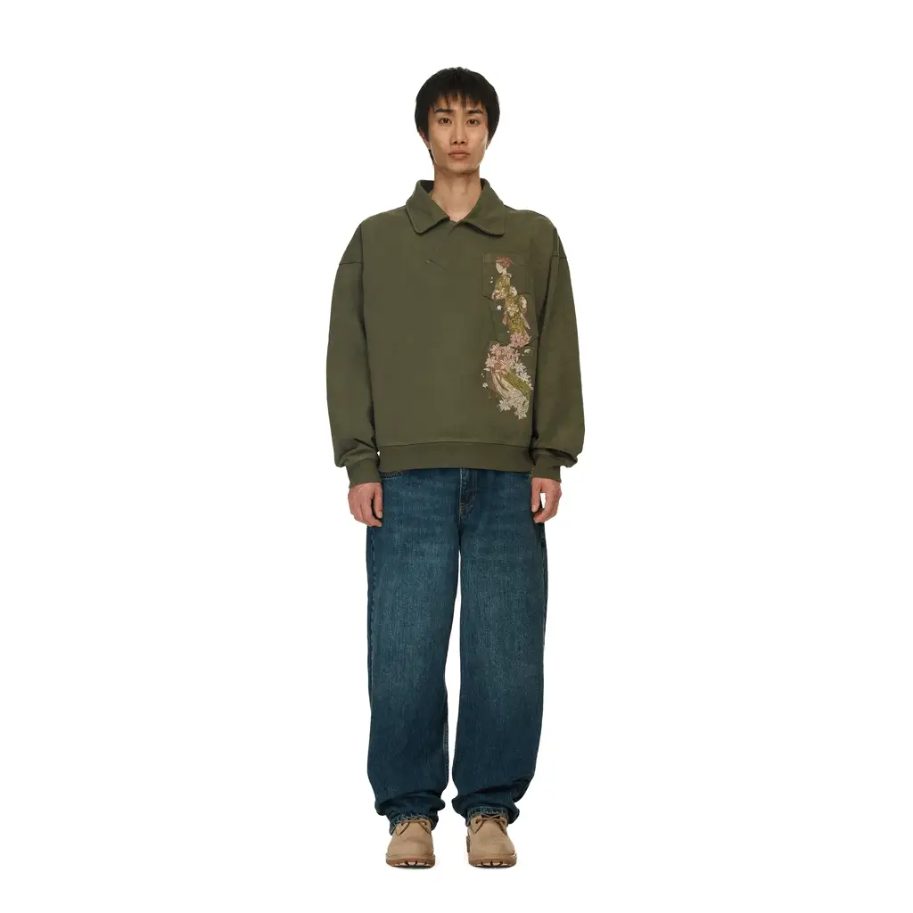 "yakuza v2" Polo Sweatshirt