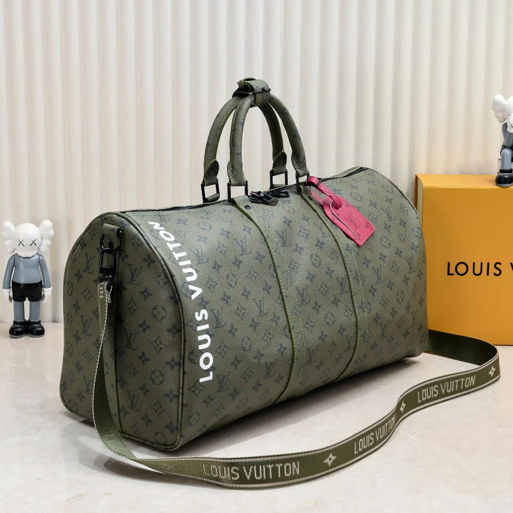 Louis Vuitton Military Green Kepall45 Travel Bag1:1High-quality replica