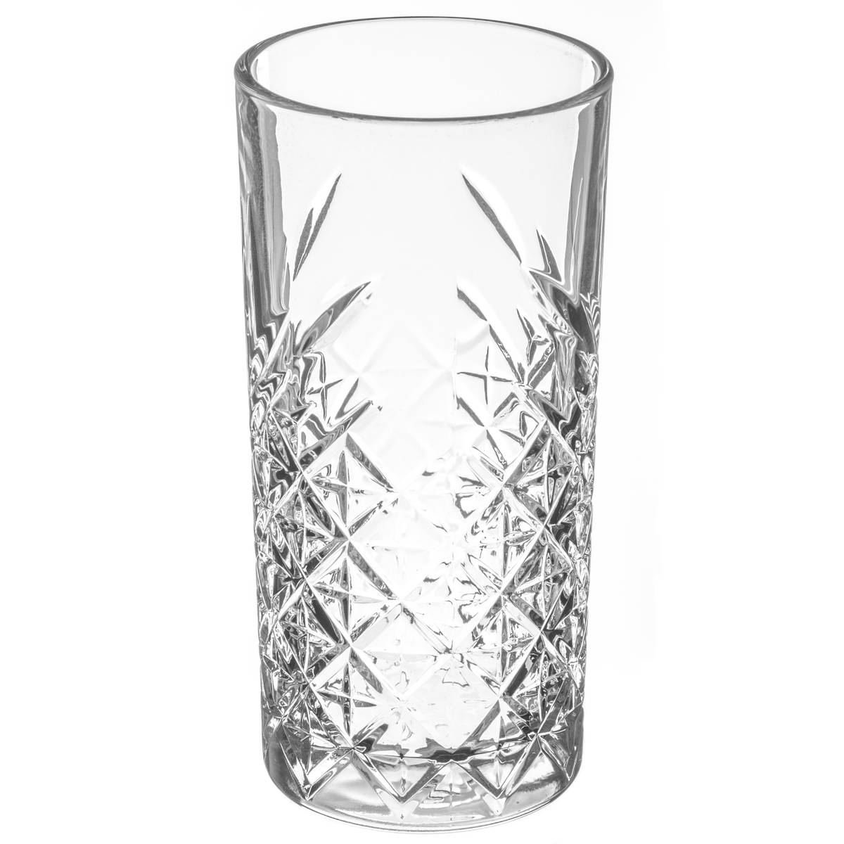 Set of 4 "Timeless" tall tumblers 450 ml, Transparent