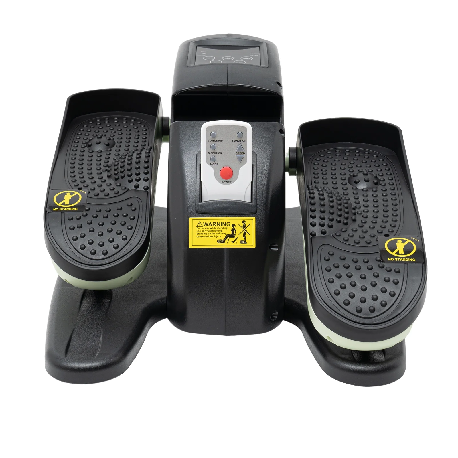 Toolven Step Fitness Machine with 5 Adjustable Speeds, LCD Display, Shock-Absorbing Foot Pedals, Anti-Slip Massage Surface, Compact Design for Desk Use, Ideal for Weight Loss and Leg Exercises