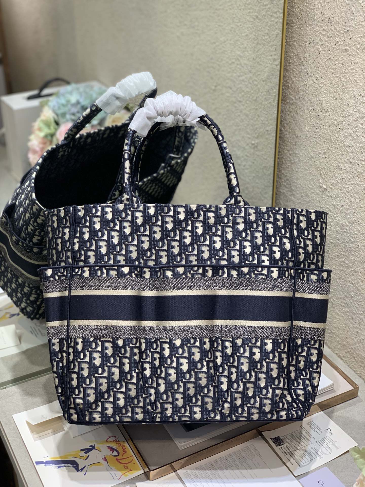Large Book Tote Blue For Women 13.8in/35cm1:1High-quality replica