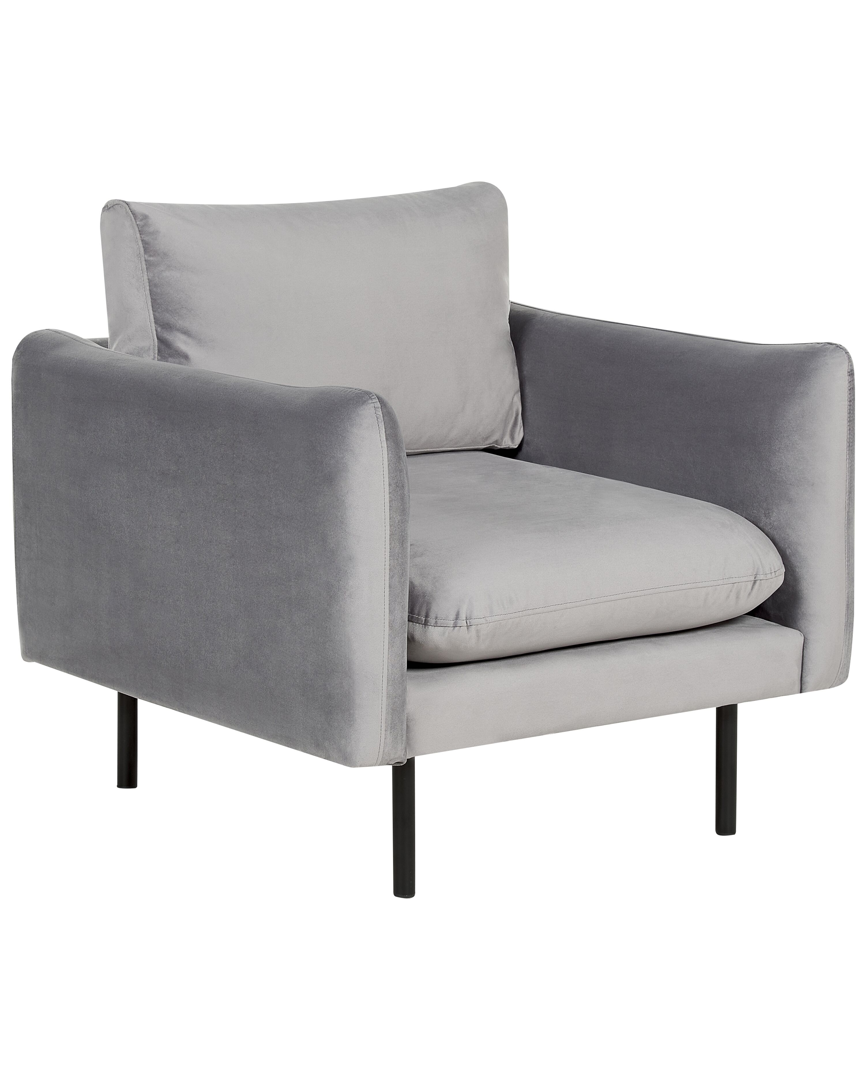 Armchair VINTERBRO Velvet Grey