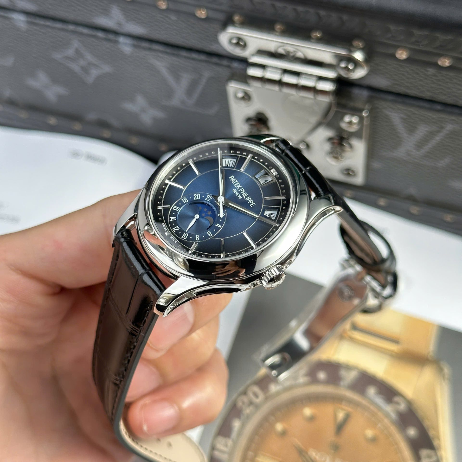 Patek Philippe Replica Watch Complications 5205G Blue Dial 40mm - Top club