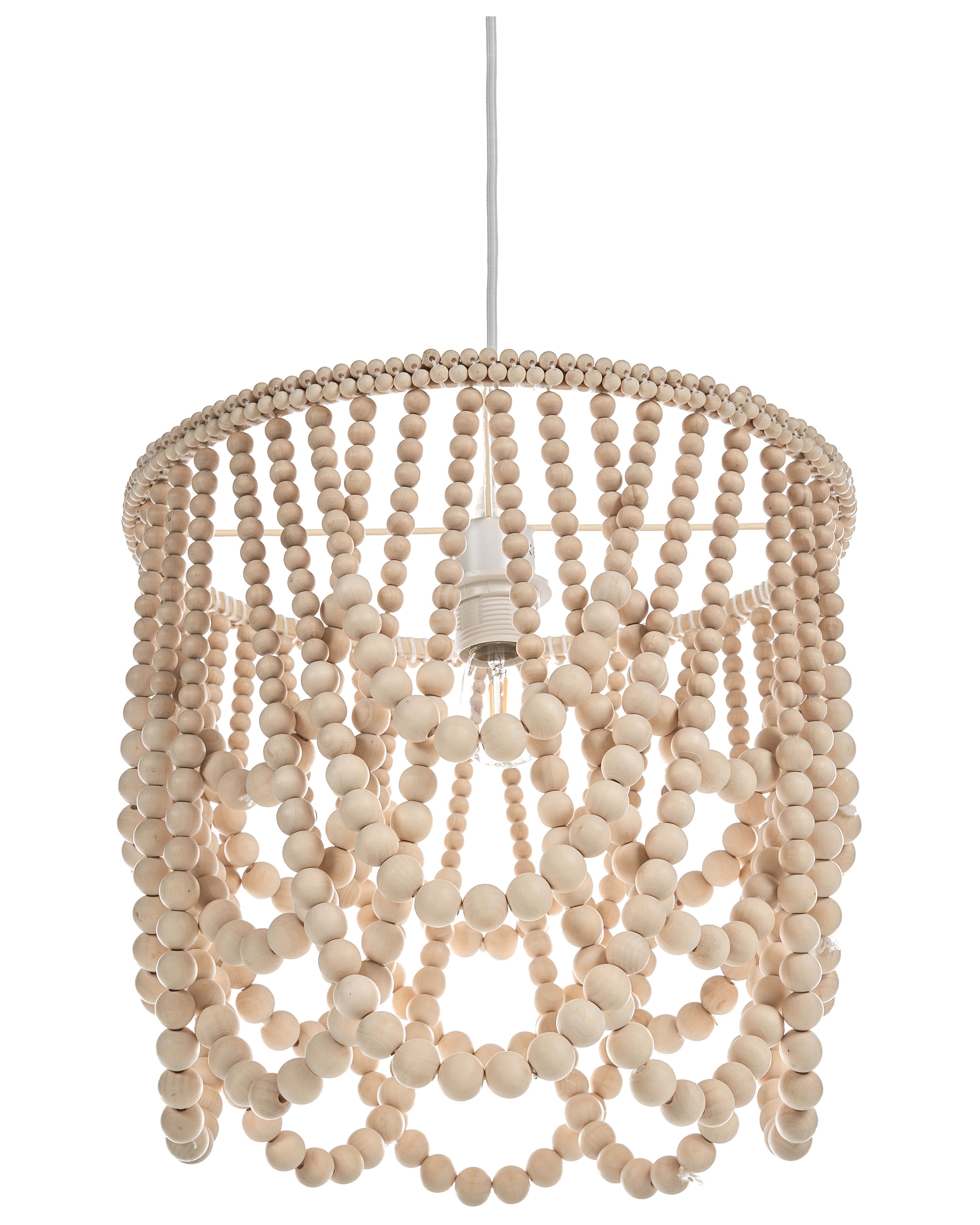 Chandelier VERUGAL Wood Light Brown