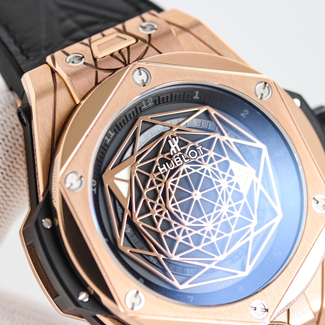 Hublot Big Bang Sang Bleu 45mm Automatic Men's Watch(1:1 replica) - Elite Watch Atelier