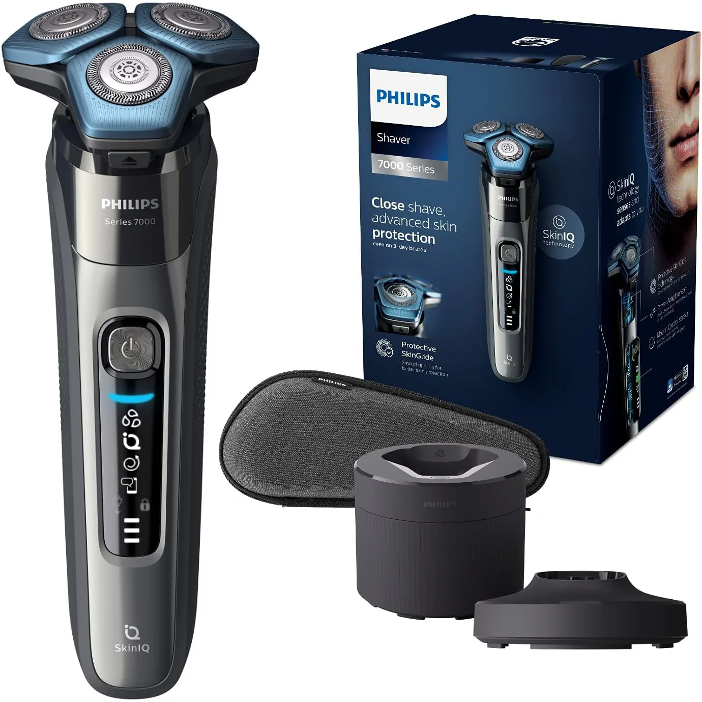2026 Philips Serie 7000 Afeitadora en seco y húmedo S7887/55 con Quick Clean Pod