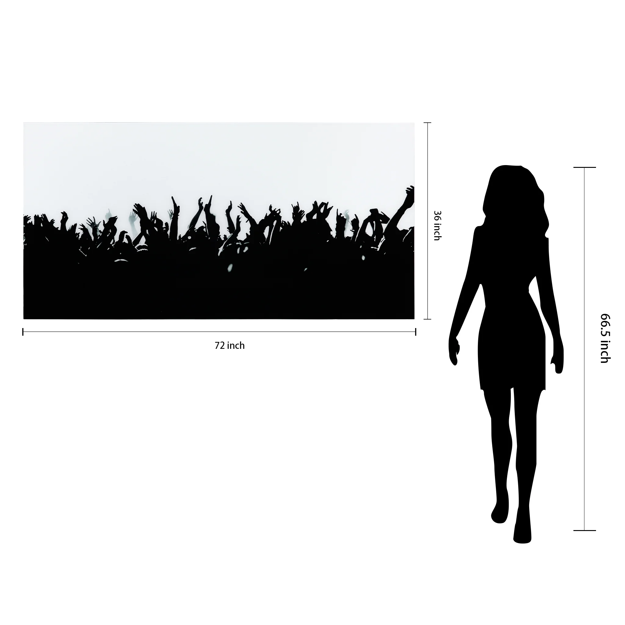 Empire Art Direct Blue Splash Frameless Free Floating Tempered Glass Panel Graphic Wall Art, 72" x 36", Ready to Hang - Image 58