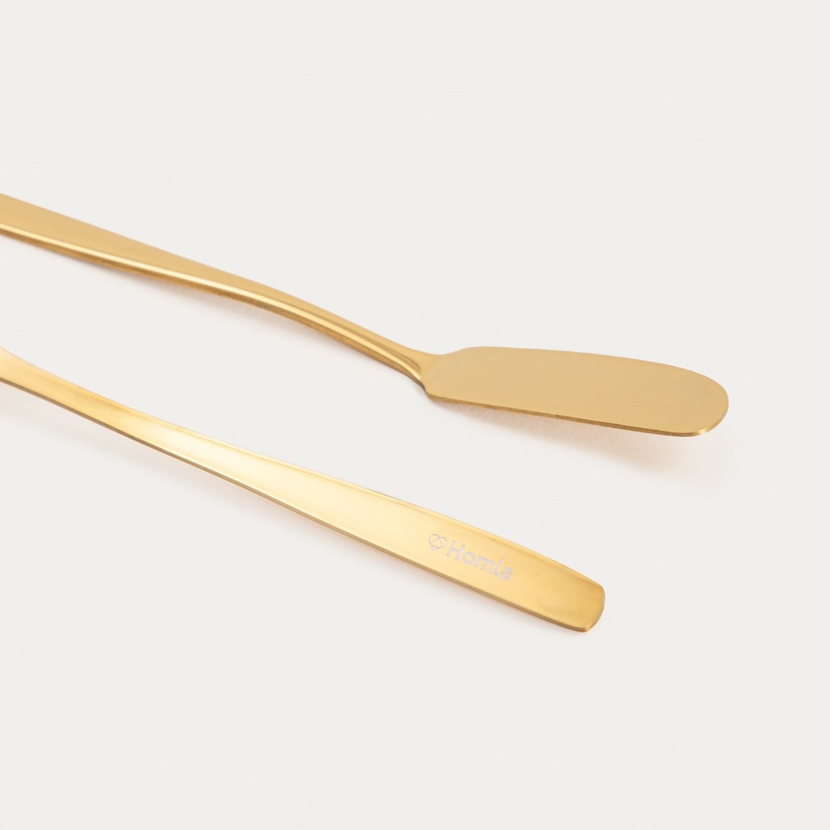 Zestaw nożyków ABELE do masła złotych, 17 cm 2 szt.