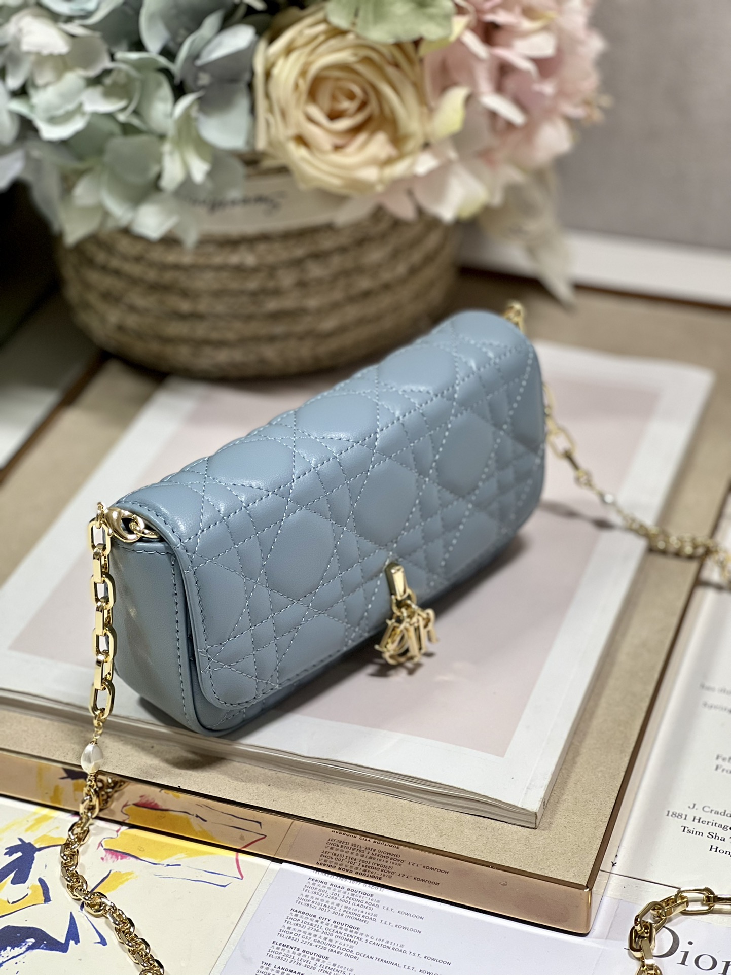 Mini Miss Dior Bag White/ Black/ Blue/ Light Purple For Women 7 in/18.cm1:1High-quality replica