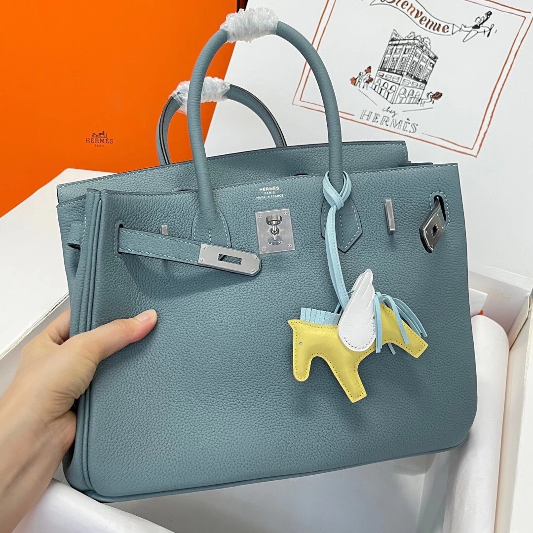 Hermes Birkin 30cm Togo Leather Silver Hardware