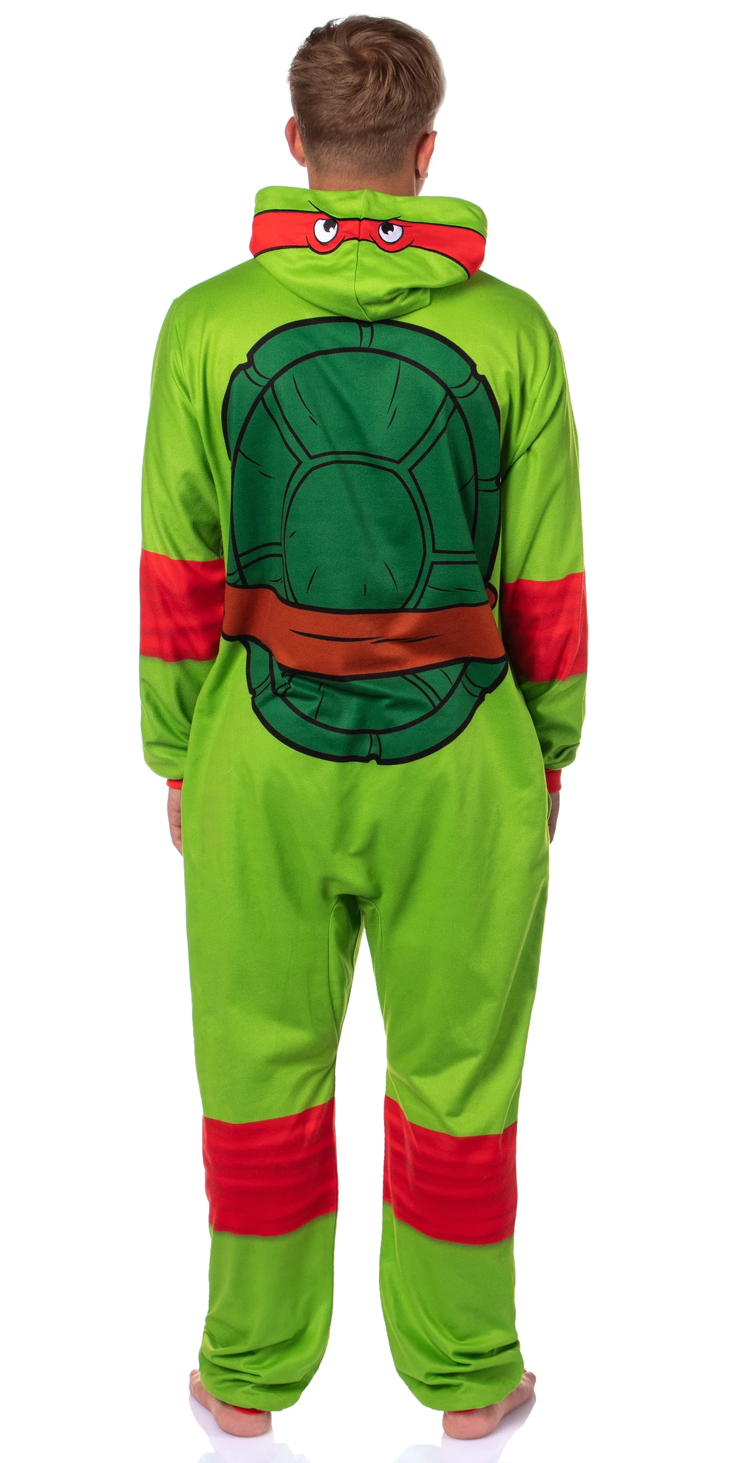 Teenage Mutant Ninja Turtles Mens' Adult Hooded Union Suit TMNT Character 1PC Costume Sleep Pajama Lounge - Image 6 Teenage Mutant Ninja Turtles Mens' Adult Hooded Union Suit TMNT Character 1PC Costume Sleep Pajama Lounge - Image 6