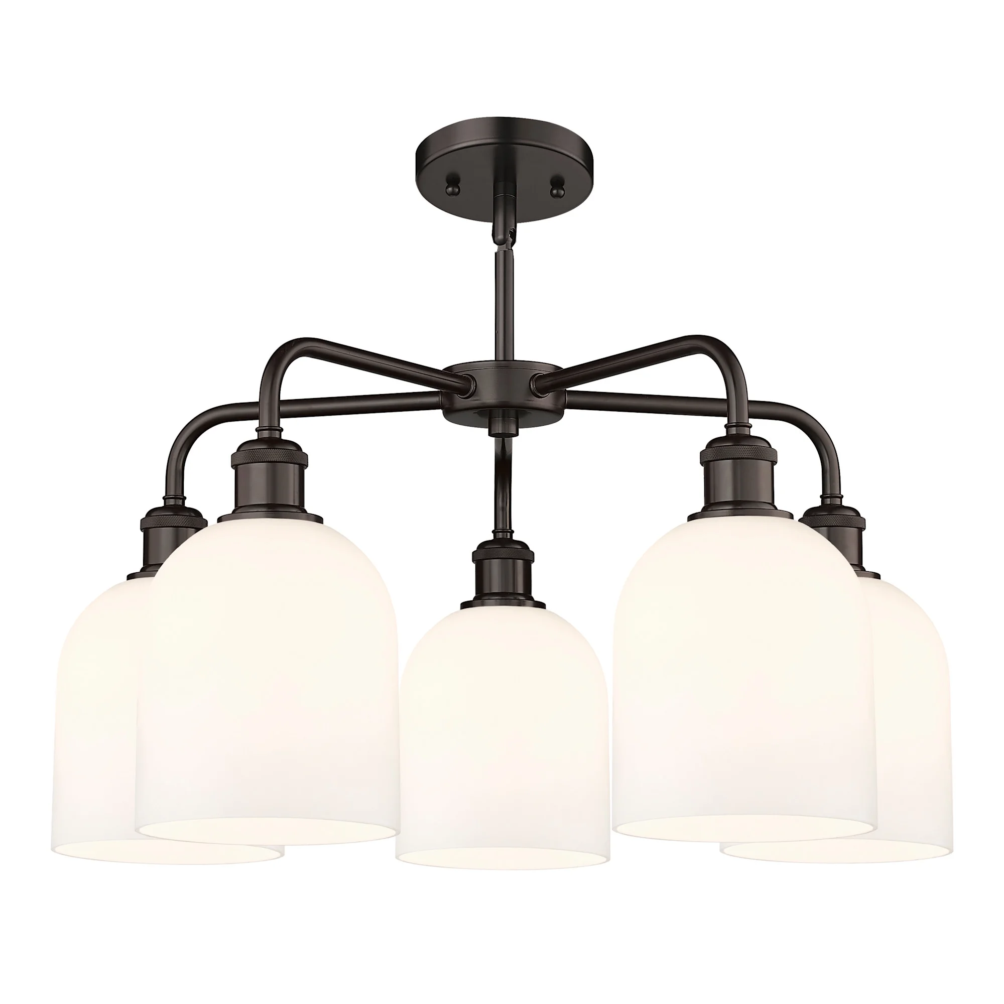Innovations Lighting - Bella - 5 Light Stem Hung Chandelier In Industrial