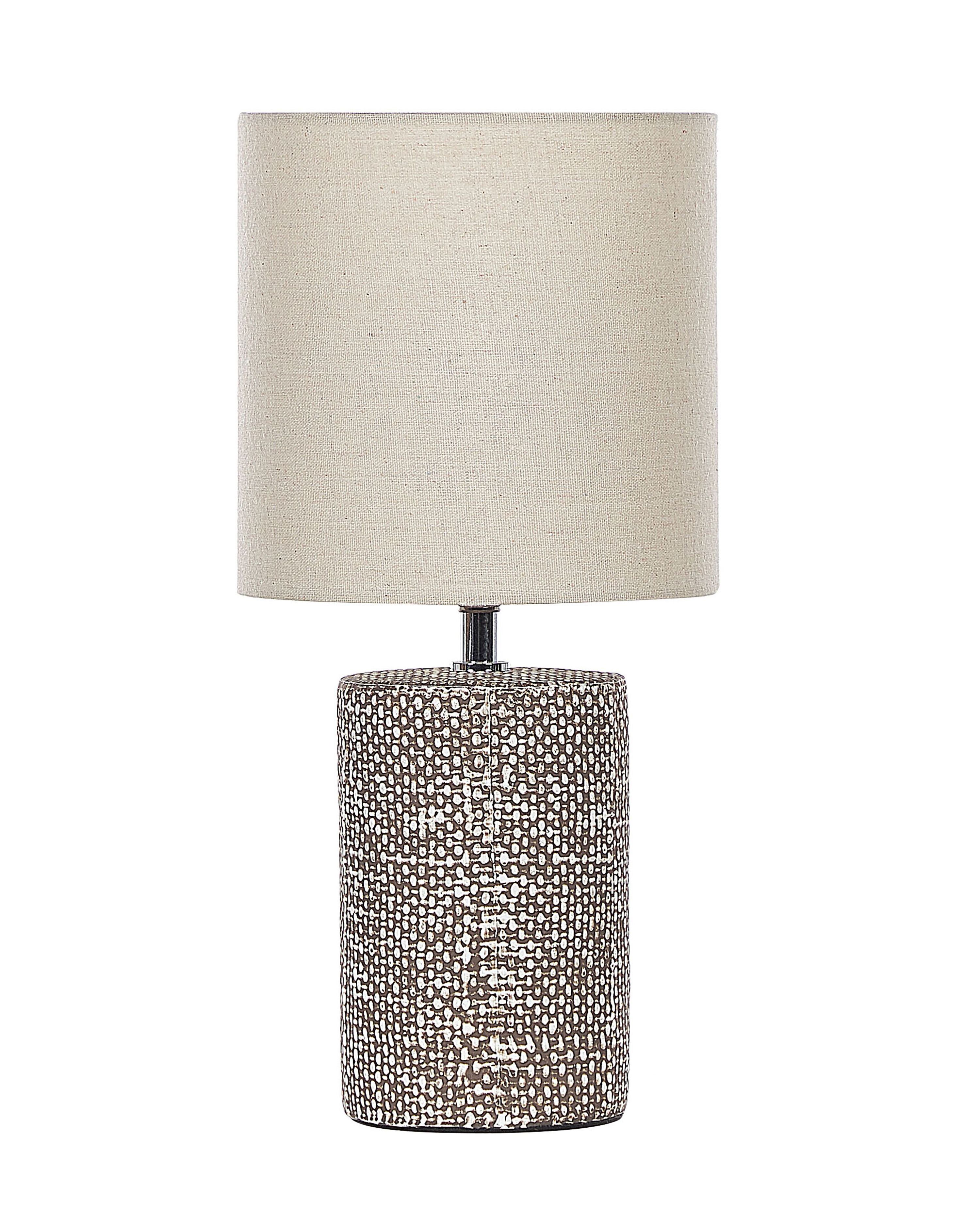 Table Lamp IDER Ceramic Brown