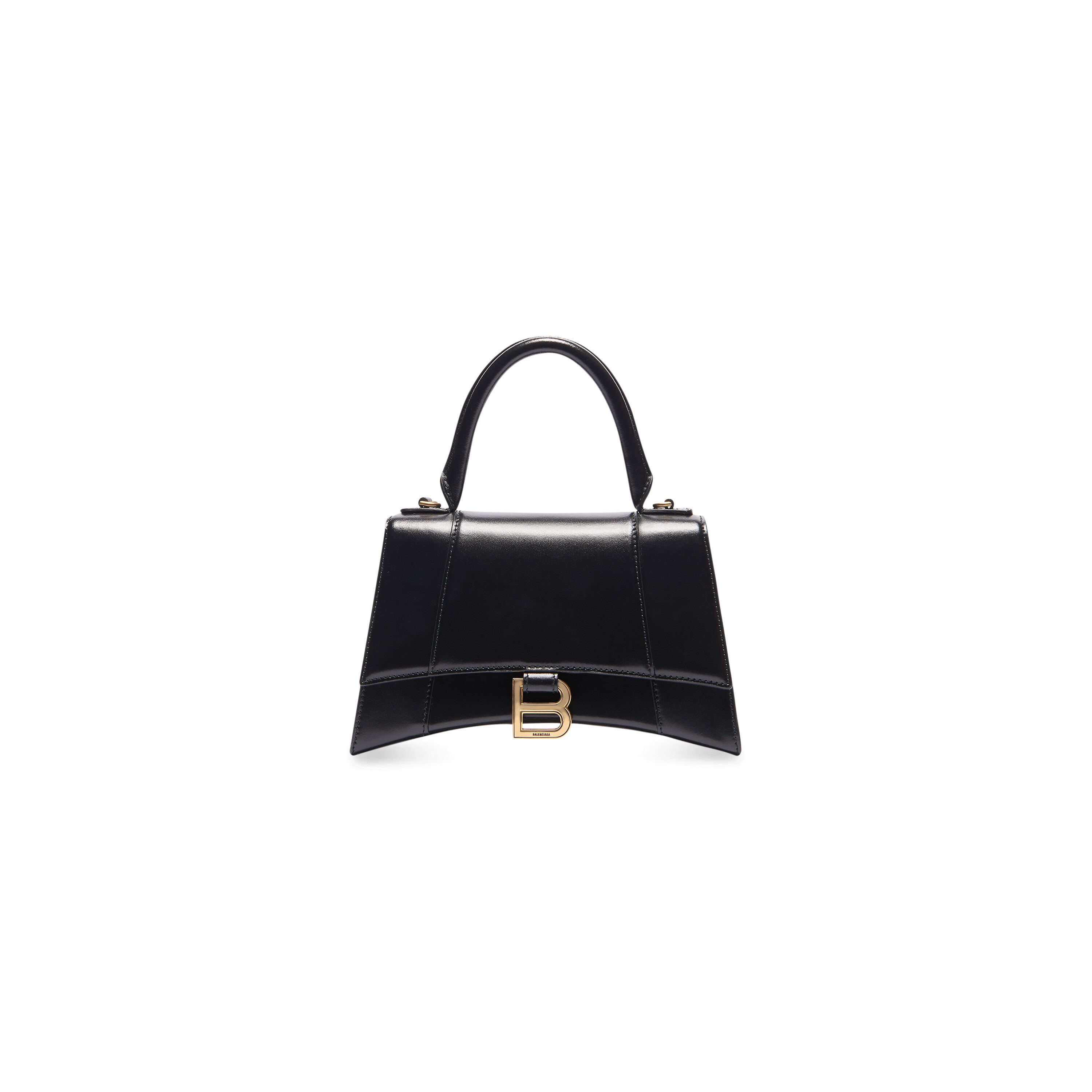 WOMEN'S HOURGLASS SMALL HANDBAG IN BOX IN BLACK - Replicaclubs