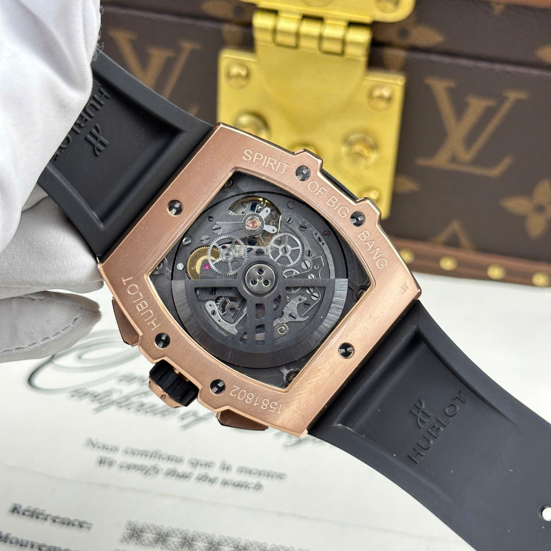 Hublot Spirit Of Big Bang Best Replica 11 Watch Bezel Ceramic Blue BBF Factory 42mm - Top club