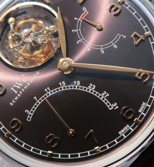 Replica IWC TF Portuguese Tourbillon IW5046 Black Dial - Elite Watch Atelier