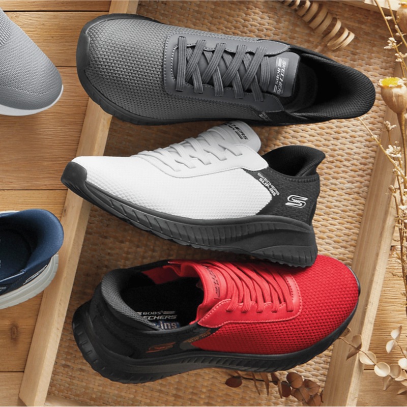 BOBS Men's Slip-Ins Squad Chaos Sneaker by Skechers - MIDNIGHT VELVET CATALOG