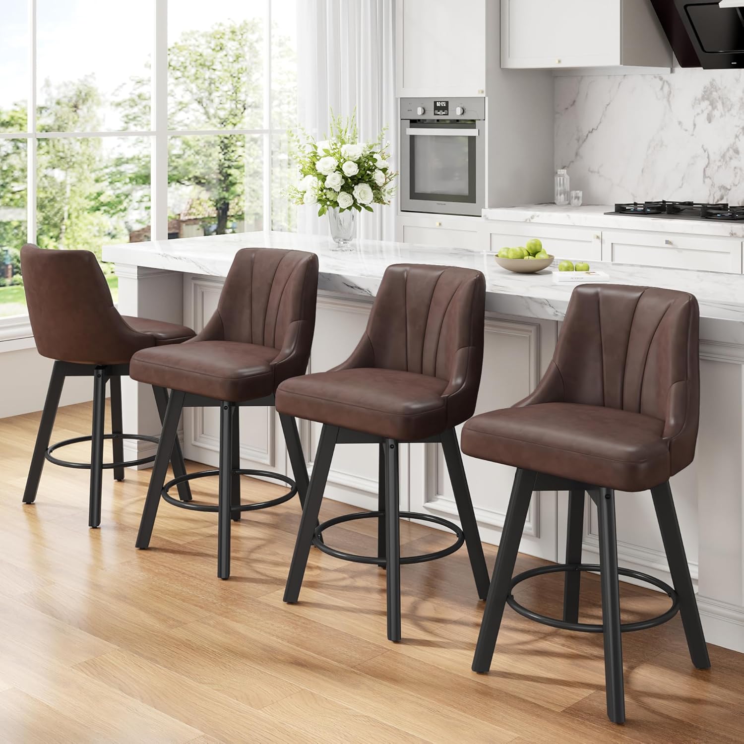 Counter Height Swivel Bar Stool, 24