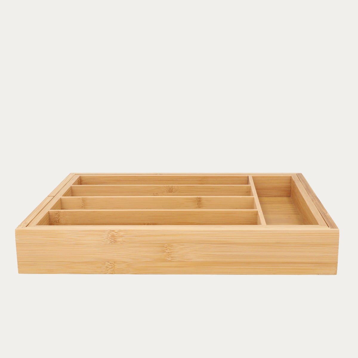 Wkład BAMBOU do szuflady regulowany na sztućce 37x31 cm