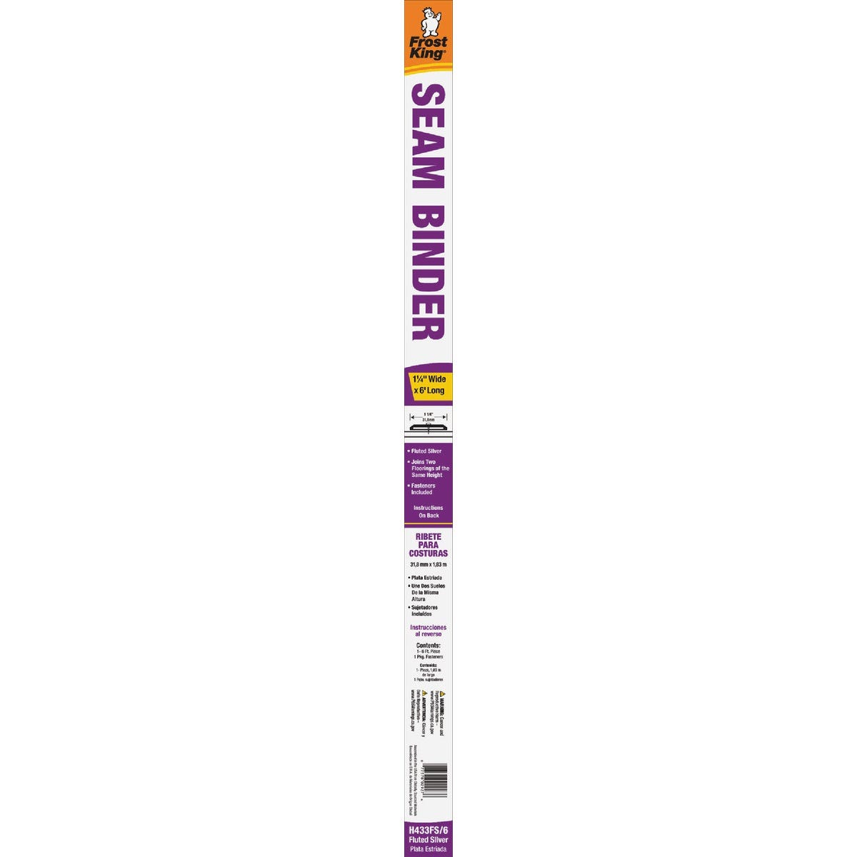 Do it Silver Satin 1-1/4 In. x 6 Ft. Aluminum Seam Binder