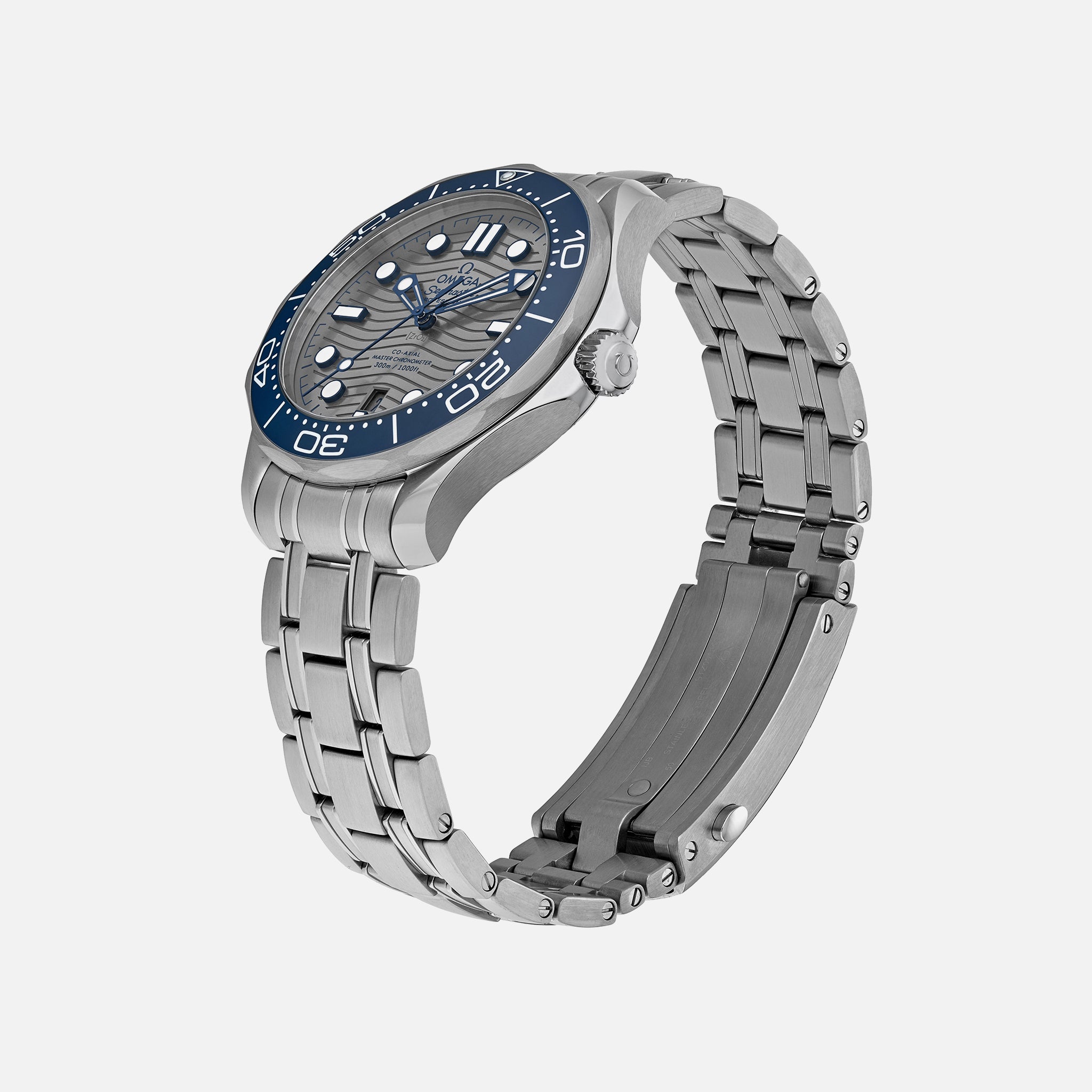 Seamaster Diver 300M Co-Axial Master Chronometer 42mm Grey Dial On Bracelet(1:1 replica) - Top club