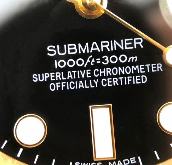 Replica Rolex Submariner 116613 LN YG Wrapped Black Dial YG Wrapped Bracelet Eta2836 - Top club