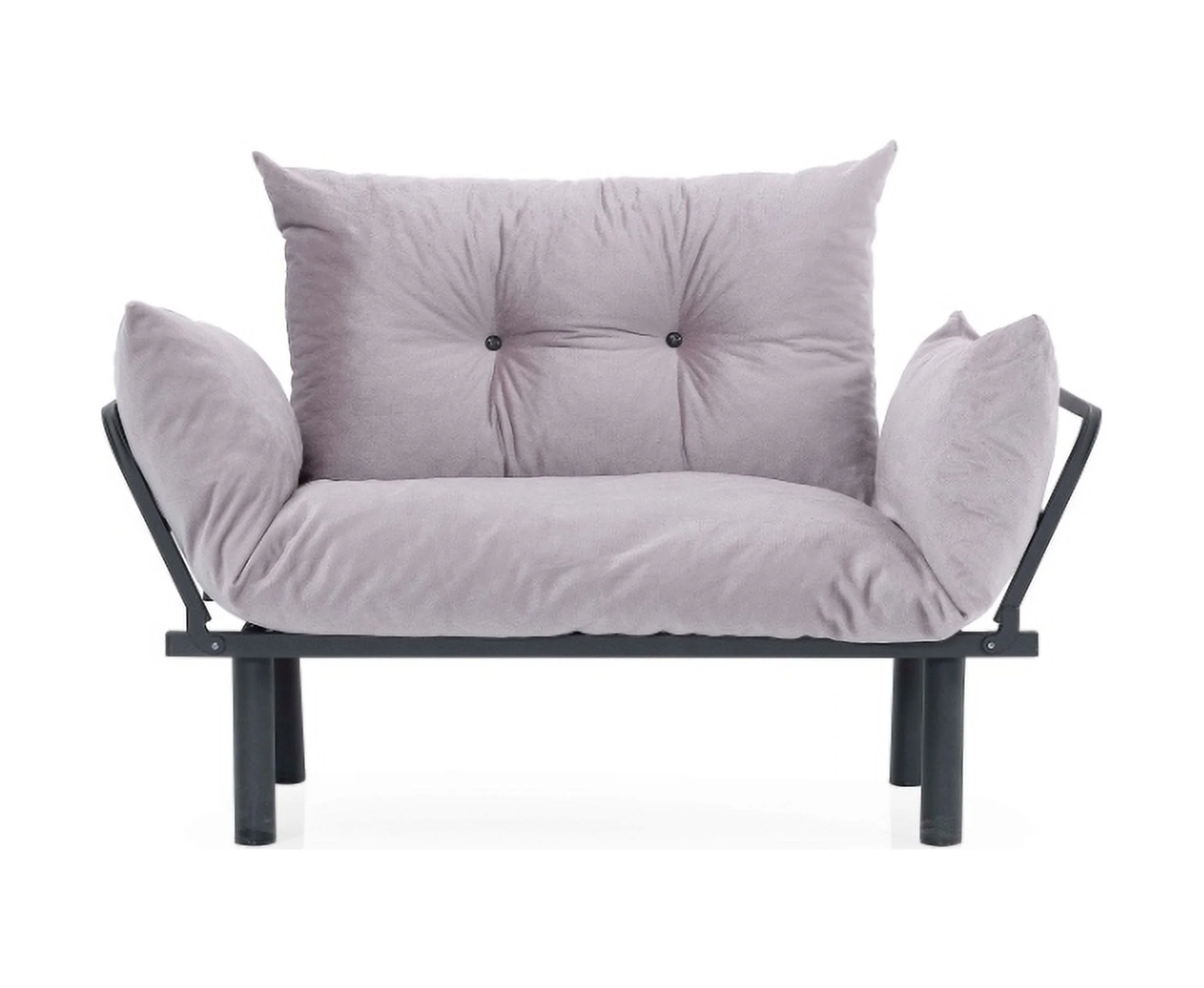 JINS&VICO Futon Love Seats with Adjustable Backrest, 2 Seat Convertible Sofa for Living Room, Small Space, Offices, Dorm, Studio,Sofa Chair(Pink) - Image 17